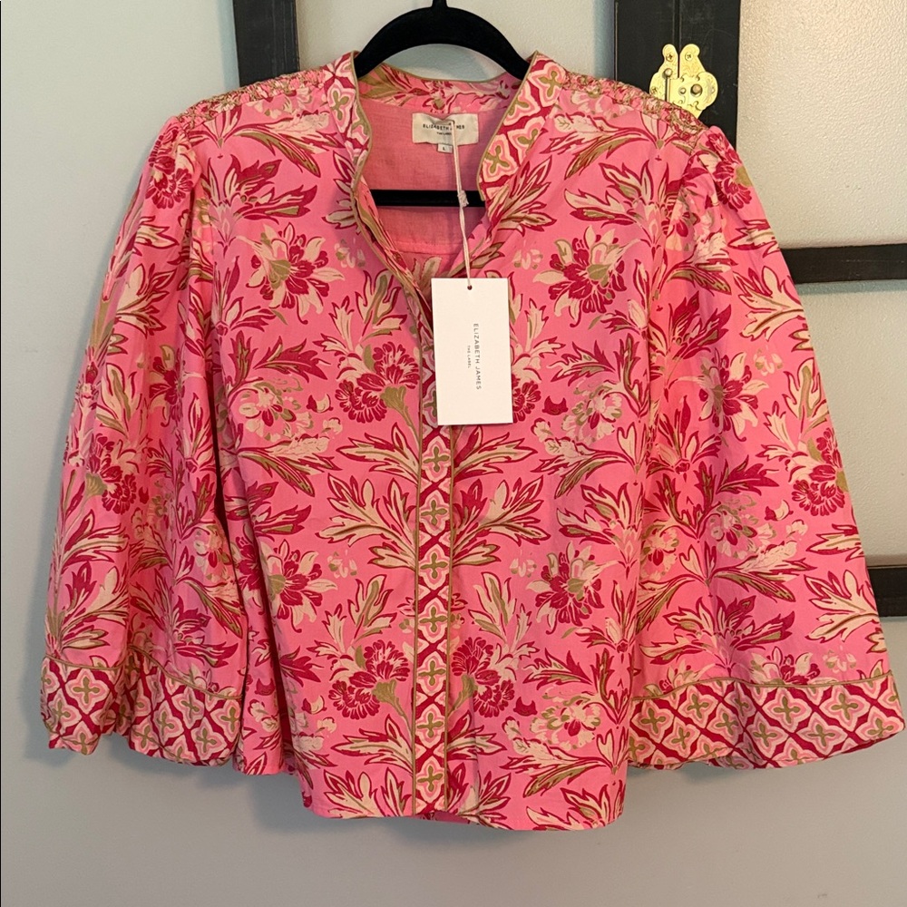 Elizabeth James Emily Top in Grandeur Cherry
